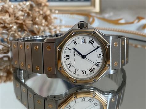 santos octagon cartier|cartier santos watch price.